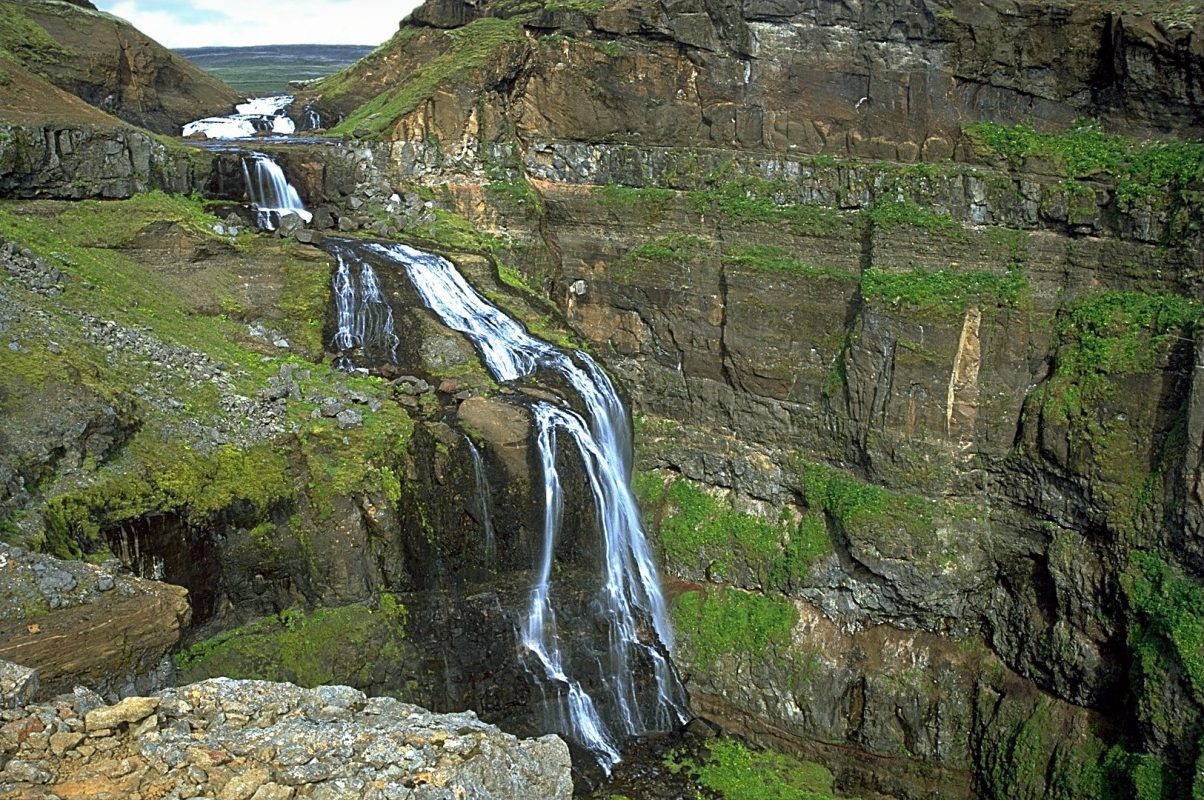 Image shows: Iceland's Second Tallest Waterfall: Glymur