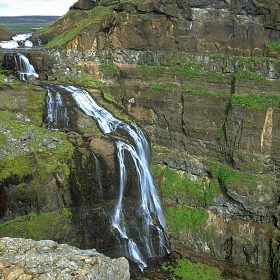Image shows: Iceland's Second Tallest Waterfall: Glymur